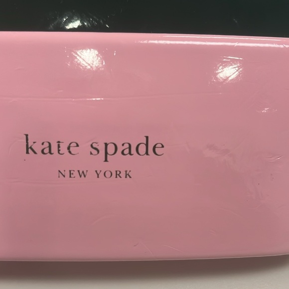 Kate Spade Green & Pink Eyeglass /Sunglass Large Case preowned - Picture 7 of 11